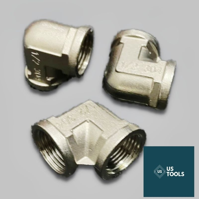 Knee Elbow Stainles 1/2 inch sambungan kran pipa knee drat dalam