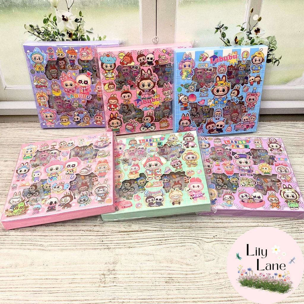 

Stiker 100 Lembar Labubu Stationery Scrapbook