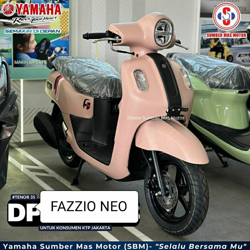 Kredit Yamaha Fazzio Hybrid Neo Pink