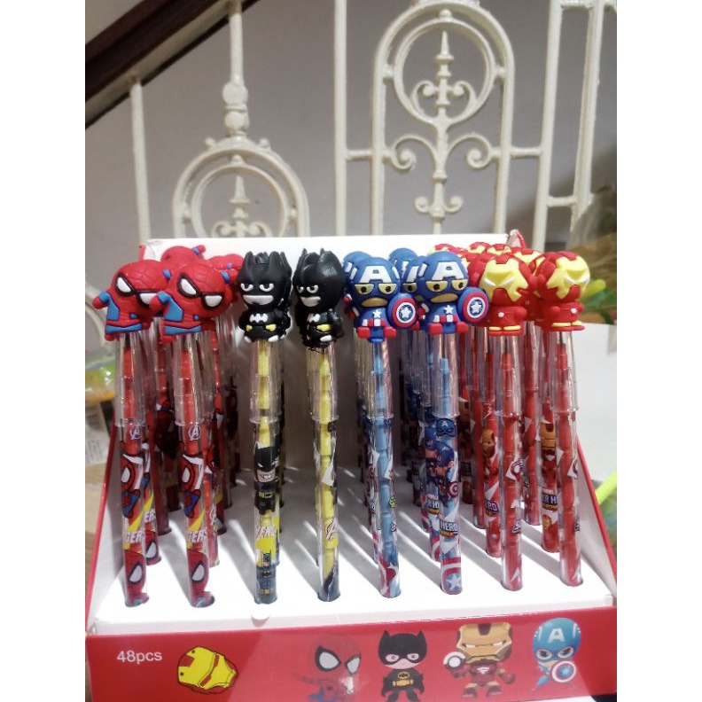 

Promo 4 Produk pensil susun kepala karet Avenger satuan