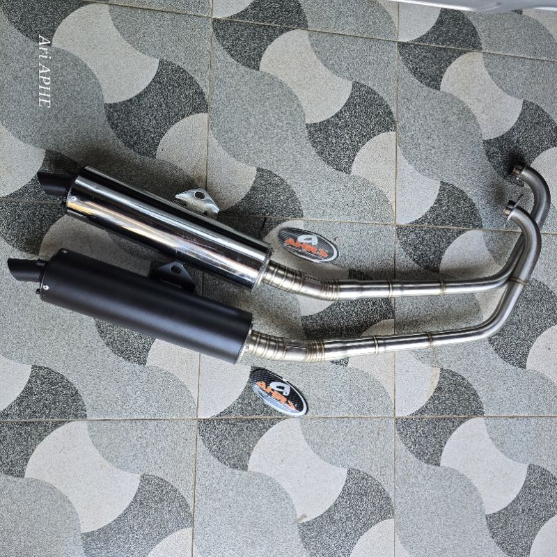 knalpot AHRS standar racing high power suzuki SATRIA FU 150 KARBU