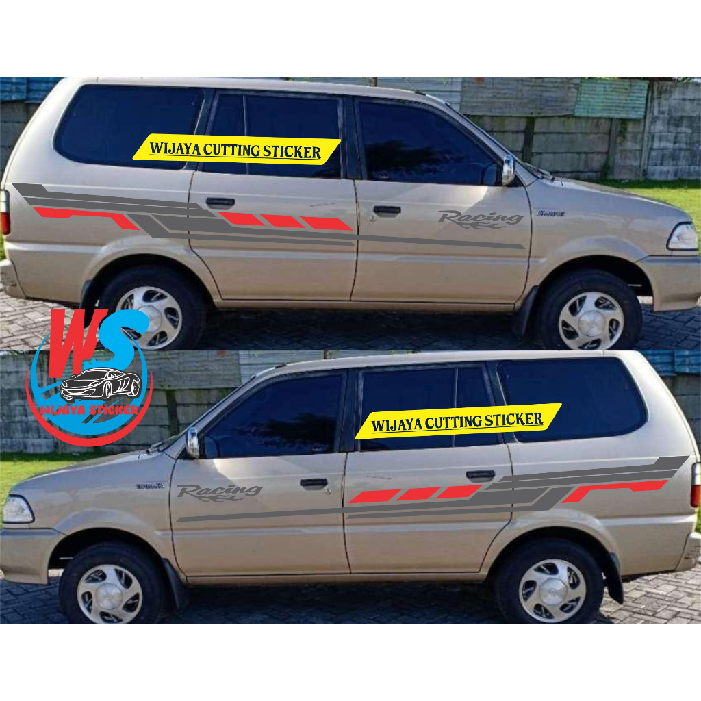 Stiker Mobil Kijang Super Stiker Body Kijang Super Stiker Kijang Super Cutting Sticker Terbaru
