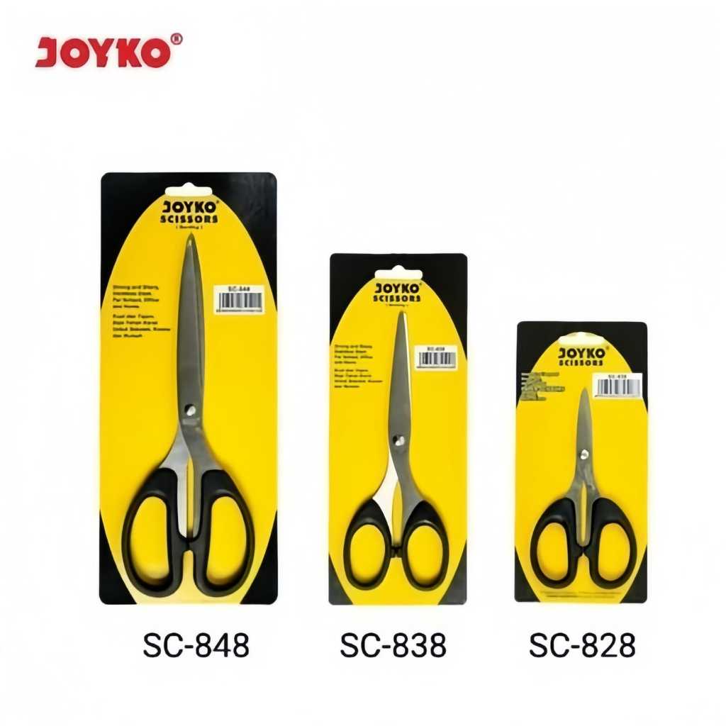 

JOYKO Gunting SC-828 ( Kecil ) / SC-838 ( Sedang ) / SC-848 ( Besar )