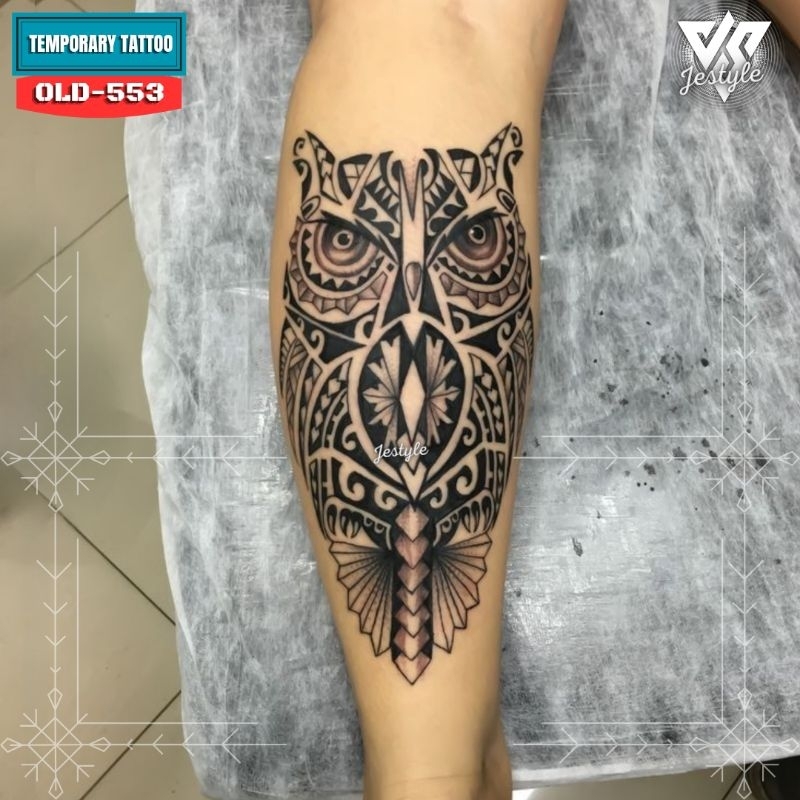 [OLD-553] Tato Temporer Burung Hantu OWL