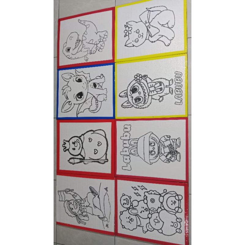 

styrofoam lukis ukuran 33x40 isi 100 lembar