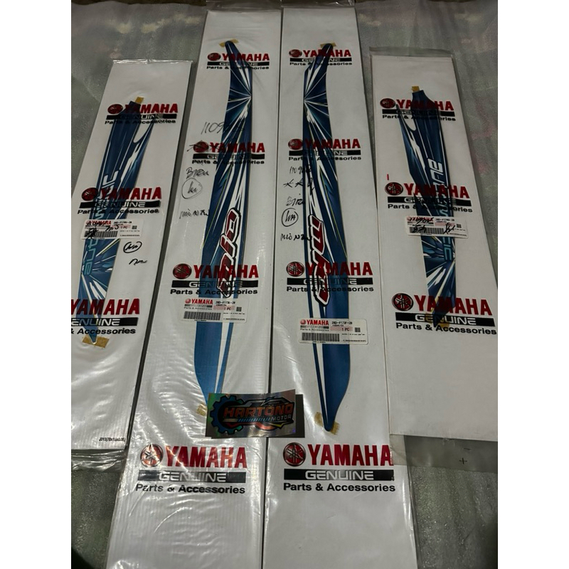 striping mio biru smile original