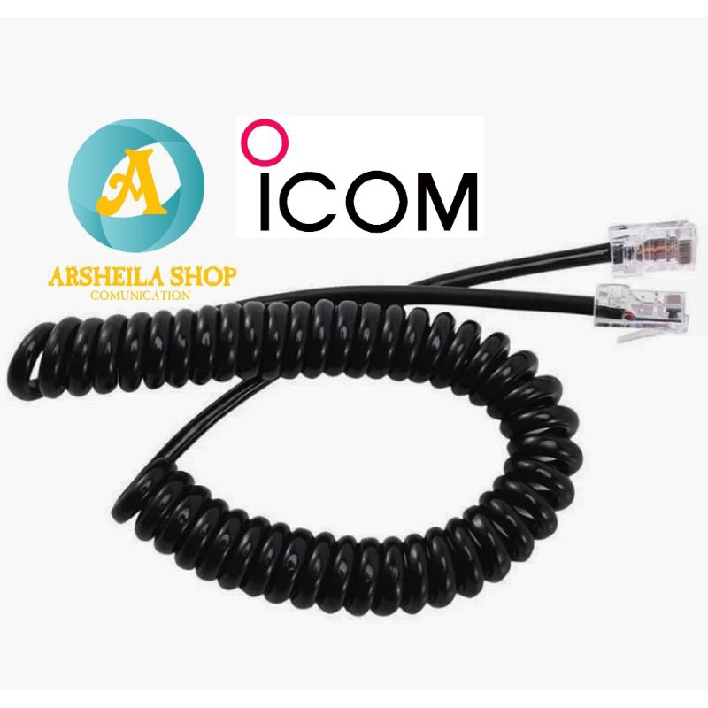 Kabel spiral icom HM 133 Radio Rig icom IC 2200 2300 v3500