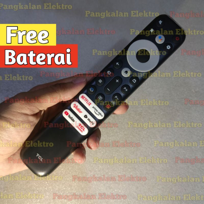 REMOTE TCL ANDROID TV ORIGINAL ASLI RC902V FREE BATU BATERAI AAA A3 REMOT TCL ANDROID TV ORIGINAL RC