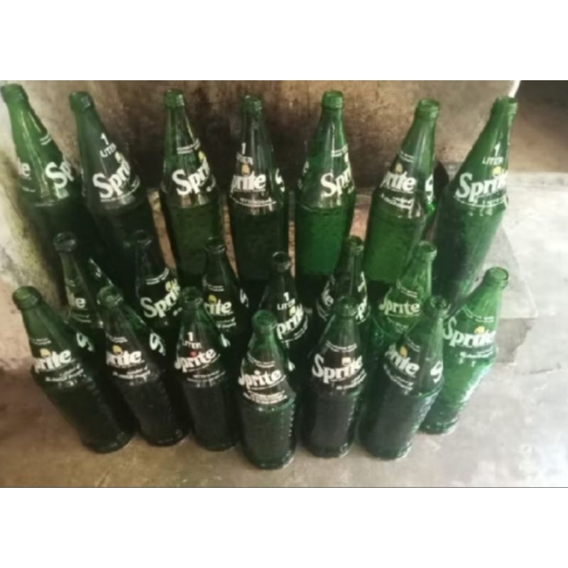 Botol Sprite 1 liter bekas