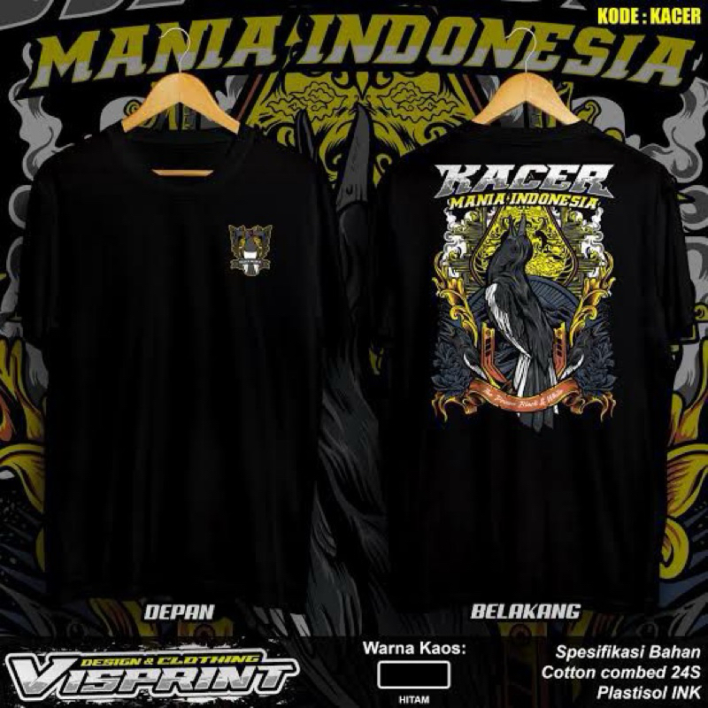 KAOS VIRAL KICAU MANIA KACER MANIA INDONESIA