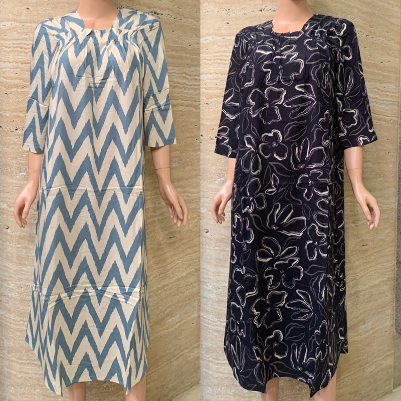 TALIA DASTER | DASTER KARET DADA | DASTER KATUN RAYON TWILL | Sazza home dress collection