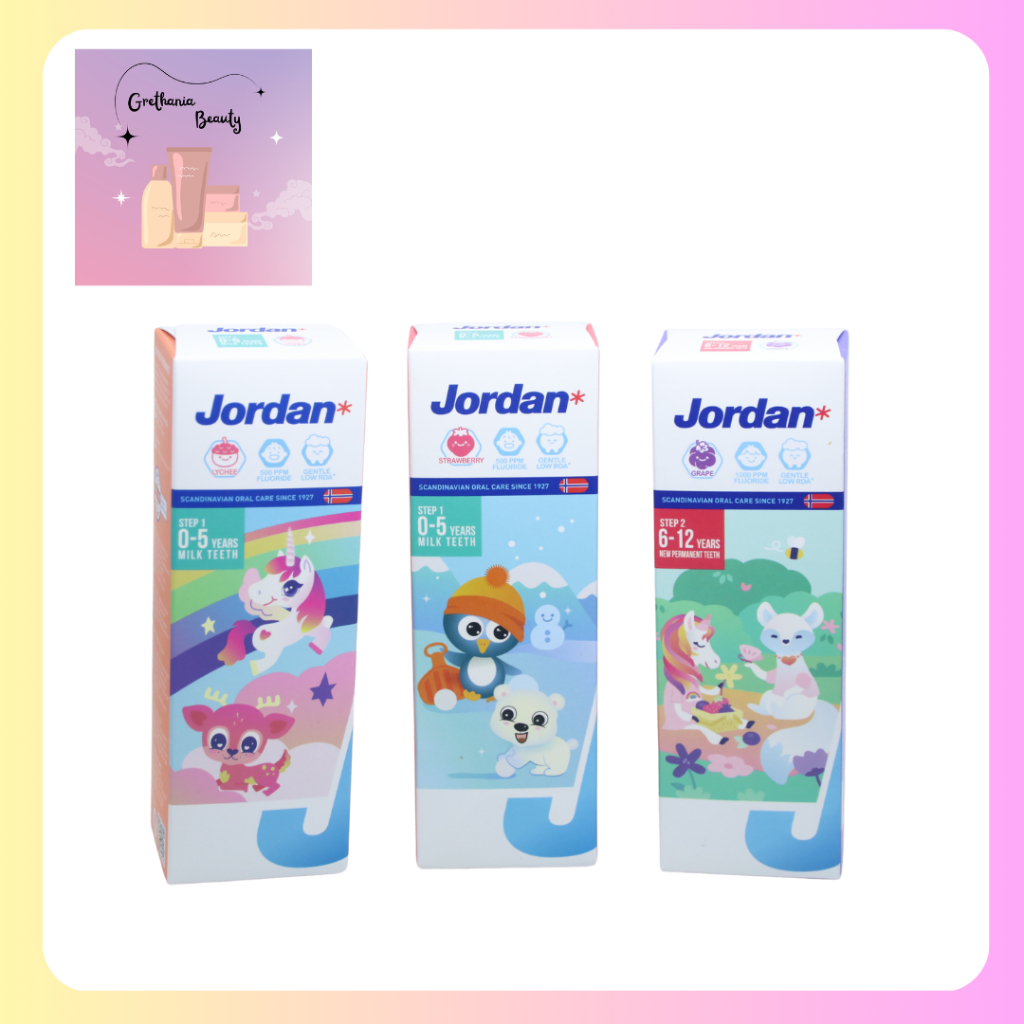 Jordan Kids Toothpaste Step 1 Lychee