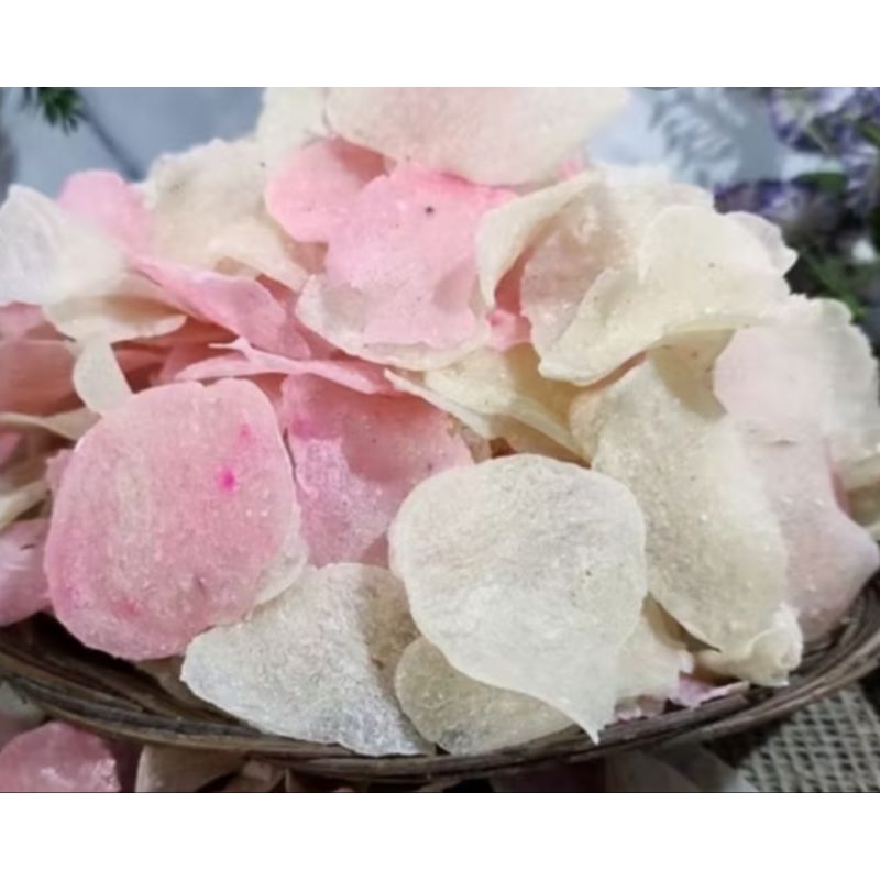 

kerupuk singkong mentah