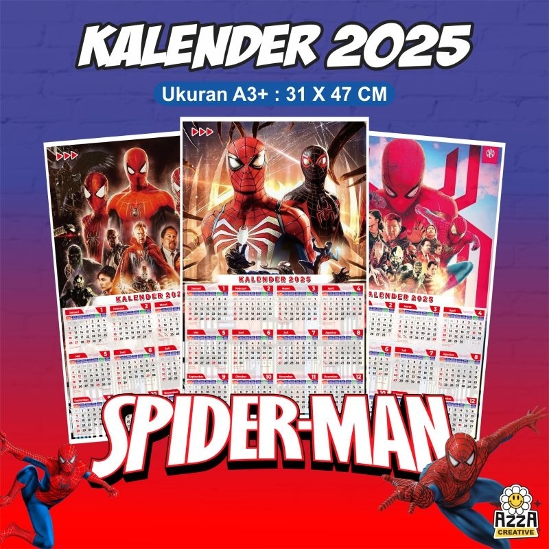 

Kalender Dinding Tahun 2025 Spiderman, Kalender Tahun 2025 Spiderman