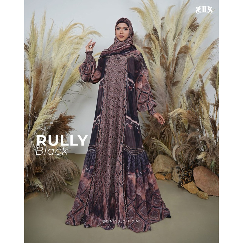 GAMIS SET RULY BLACK by LINA SUKIJO MADINA SYARI