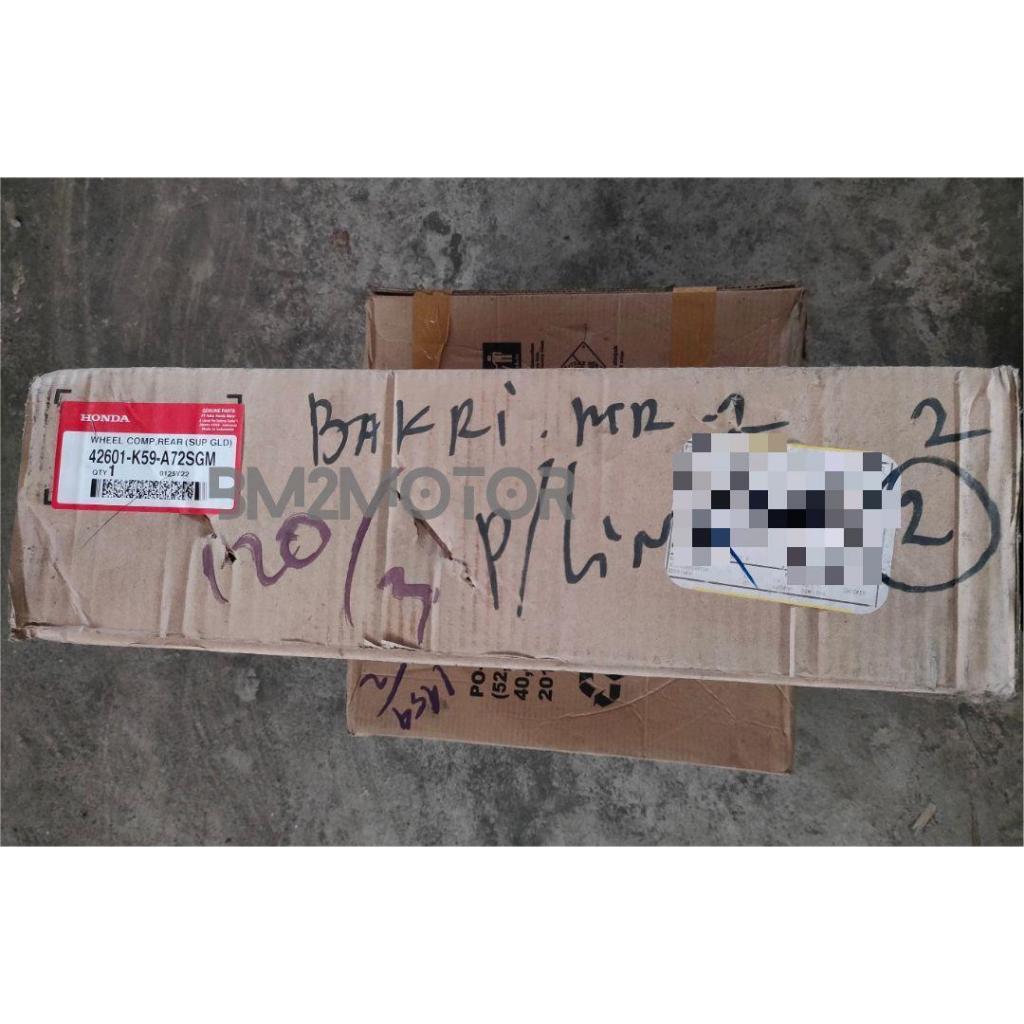 VELG BELAKANG SUPER GOLD NEW VARIO 150 eSP K59J Original HONDA 42601K59A72SGM