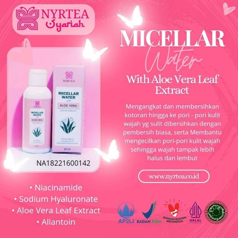 Micellar Water by Nyrtea ( 1 Paket = 4 pcs )