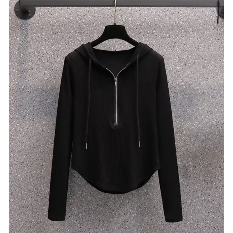 kaos Hoodie import wanita