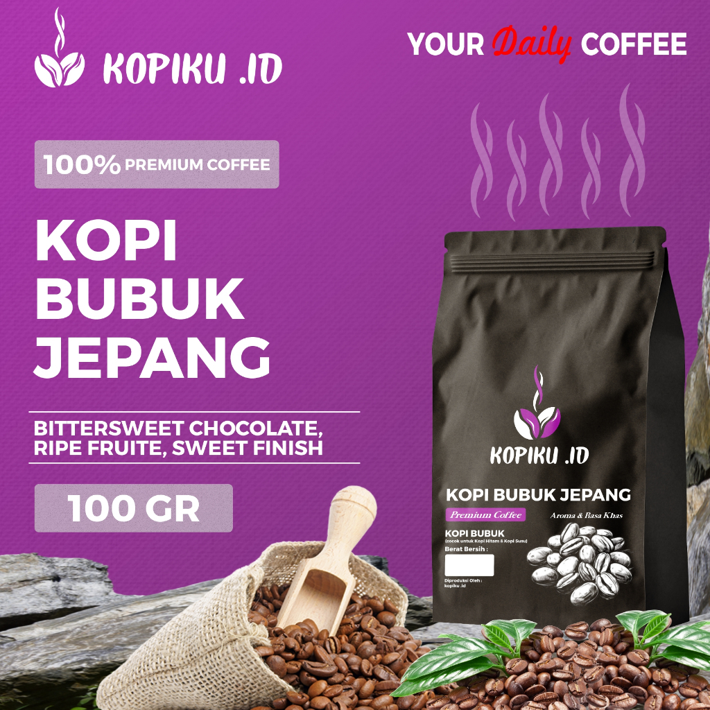 

Kopiku.id - Bubuk kopi Jepang Premium Coffee 100 GR