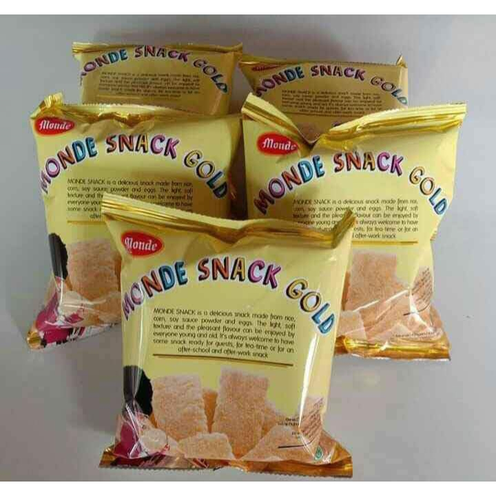 

PAKET HEMAT!! Monde Snack Gold 30gr 15k DAPAT 5pcs