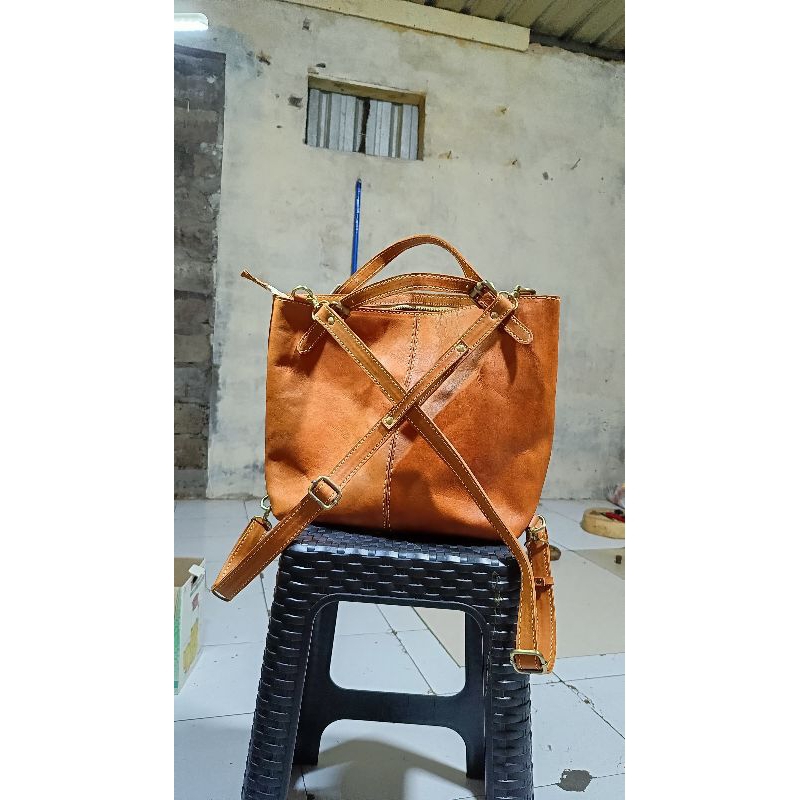 tas kulit wanita 100% original kulit sapi handmade