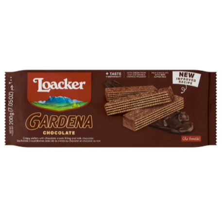 

Loacker Gardena Chocolate Wafer Biscuits | 200g