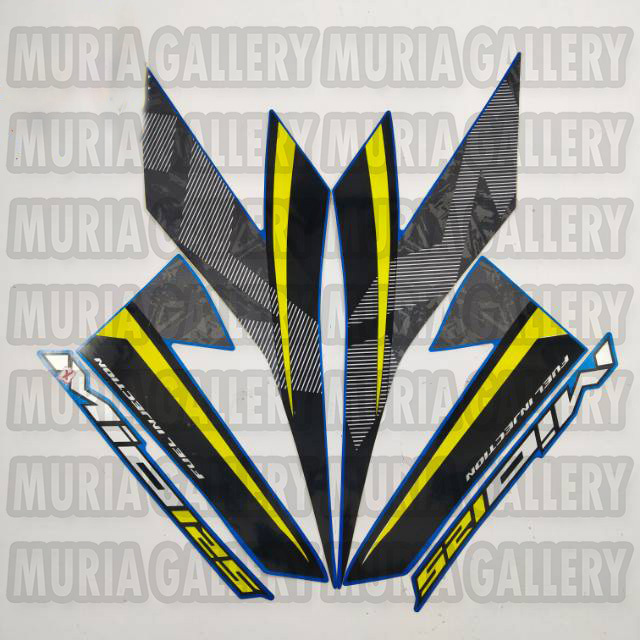 striping stiker lis polet body yamaha mio 125 mio m3 2018 biru full standar berkualitas