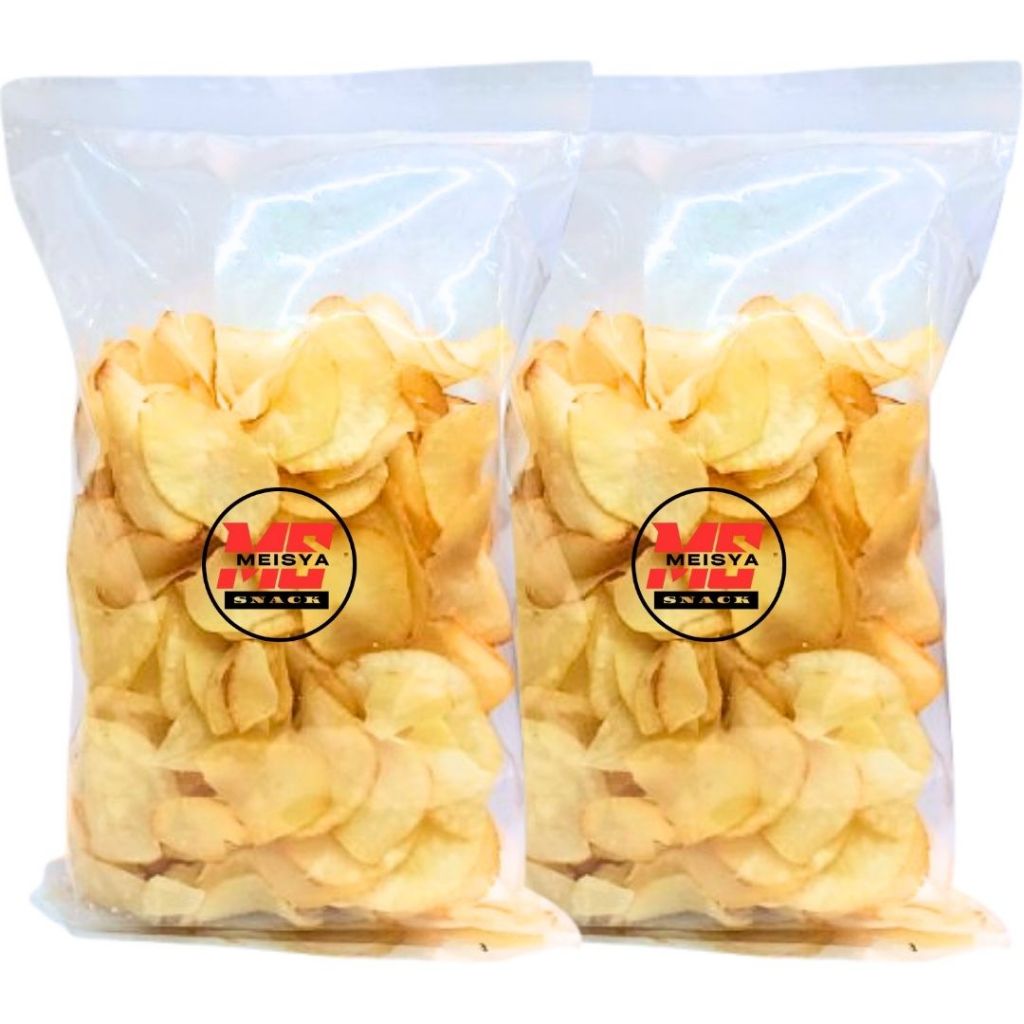 

Keripik Singkong - 1kg Kripik Singkong Asin Original