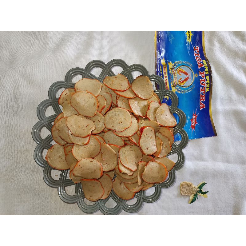 

Cap Tiga Putra Krupuk Beras Rasa Jengkol Mentah