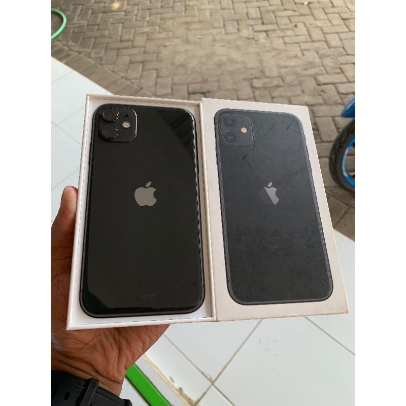 iPhone 11 128gb [iBox] garansi on juli 2025 fullset ori bh 97% bekas pemakaian 5 bulan