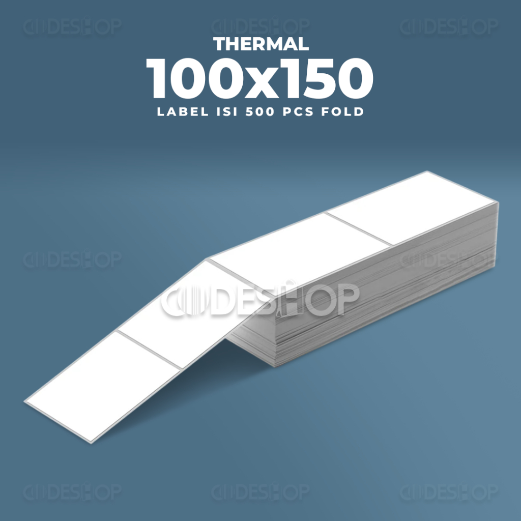 

Codeshop Stiker Label Barcode 100 x 150 mm Thermal 1 line isi 2000 Pcs
