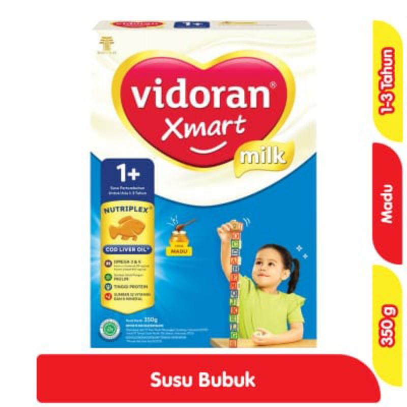

vidoran Xmart 1+ Susu Pertumbuhan Anak 1-3 Tahun Madu 350 g