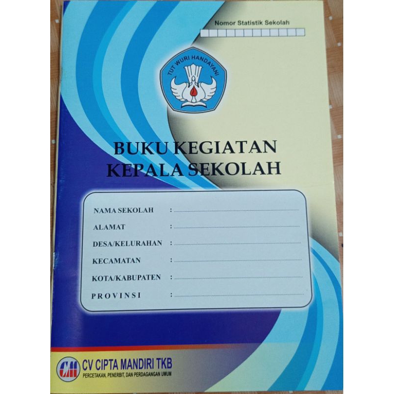 

buku kegiatan kepala sekolah