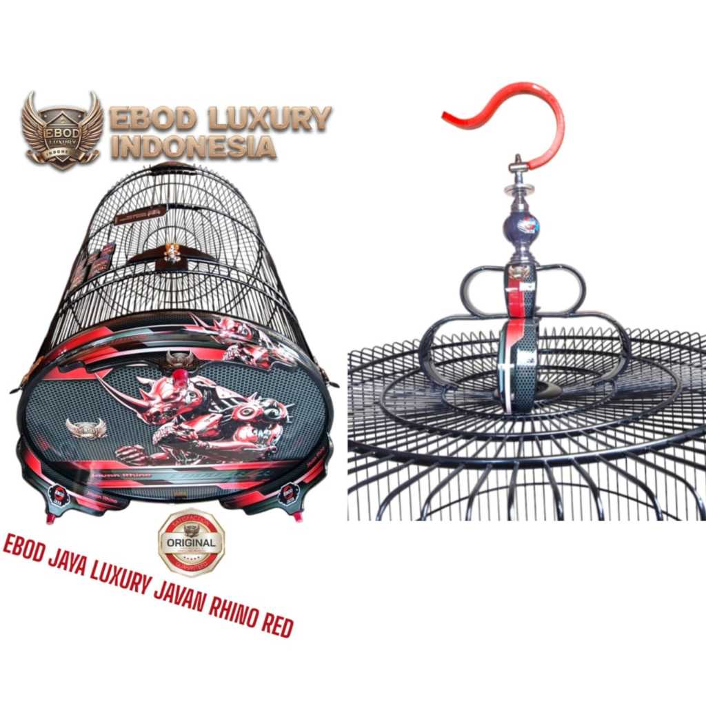 RHINO RED TERLARIS  Sangkar murai ebod jaya indonesia / ebod jaya luxury / ebod premium  quality  no