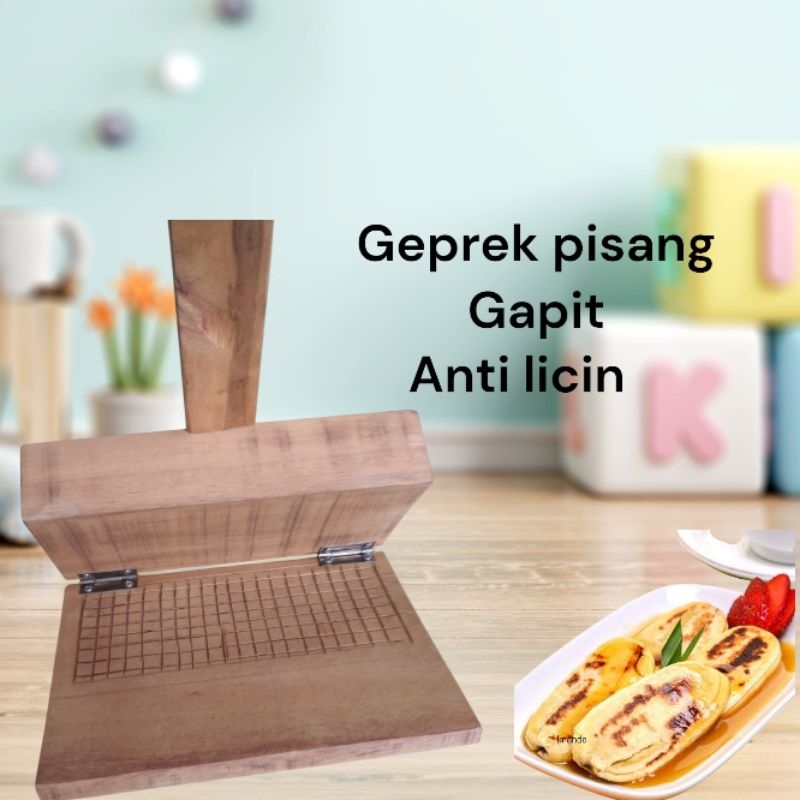alat pres pisang anti licin.gapit pisang.dumpling pisang geprek