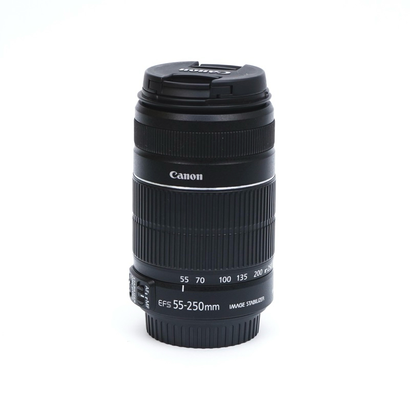 Lensa Tele Kamera DSLR Canon EFS 55-250mm IS II  Bekas / Second 55 250