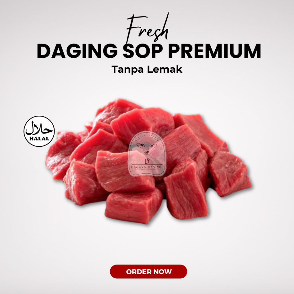 

Daging Sop / Daging Rawon / Daging Tongseng Tanpa Lemak Fresh Halal 1kg