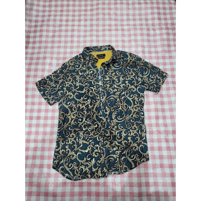 Kemeja Batik Pria Lengan Pendek merk moc