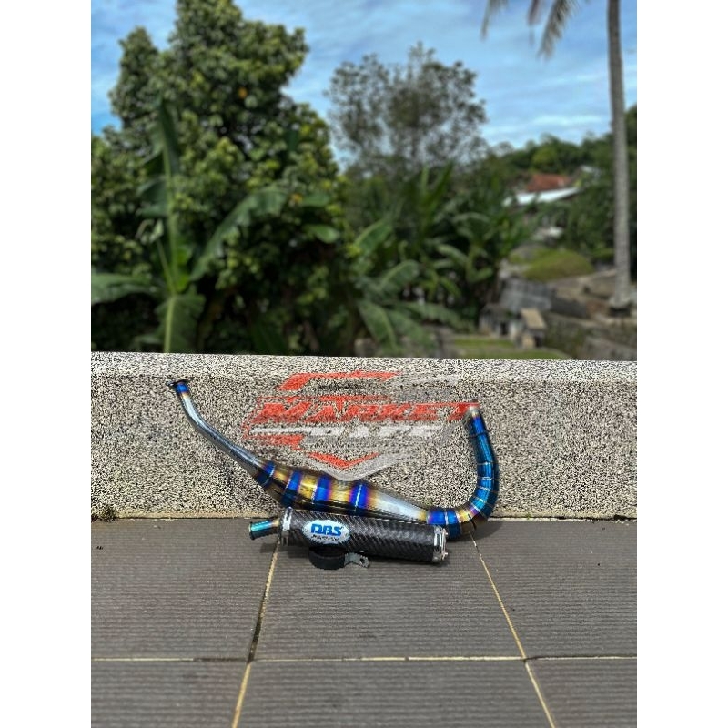 KNALPOT RX KING DBS KARBON BLUE