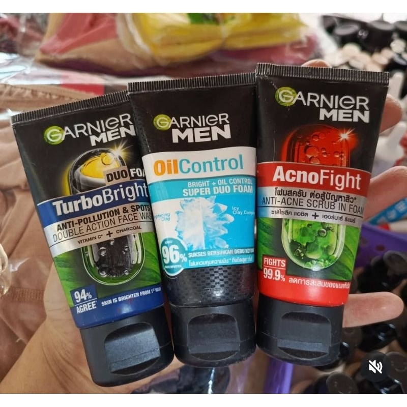 ️ READY !!! ️ GARNIER MEN Facial Wash | Sabun Wajah Garnier Cowok | GARNIER MEN SERIES  FACIAL WASH