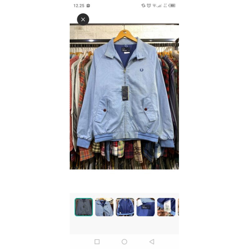 jaket Harrington Fred Perry