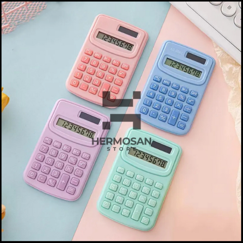 

Mini Kalkulator Calculator 8 Digit Warna Warni Lucu Estetik Mesin Pintar Hitung Cepat Akurat
