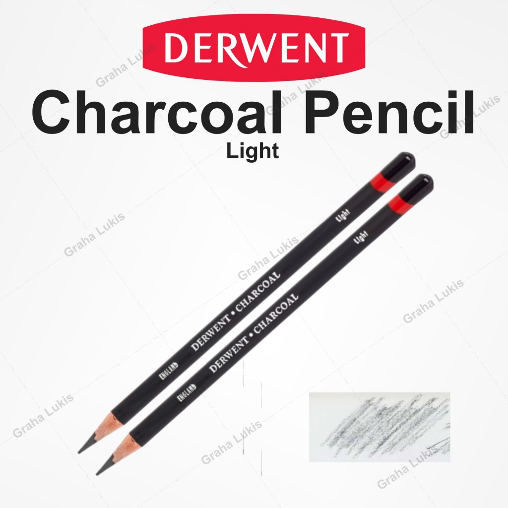 

Derwent Charcoal Pencil - Light / Pensil Arang