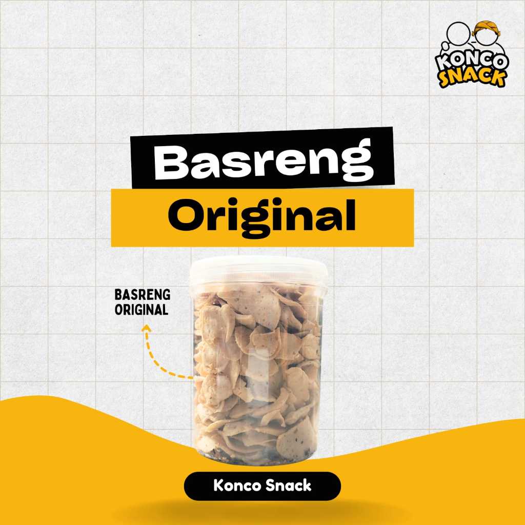 

Basreng (Bakso Goreng) Pipih Varian Ori Dalam Kemasan - Cemilan Nagih, Snack Renyah, Temen Santai