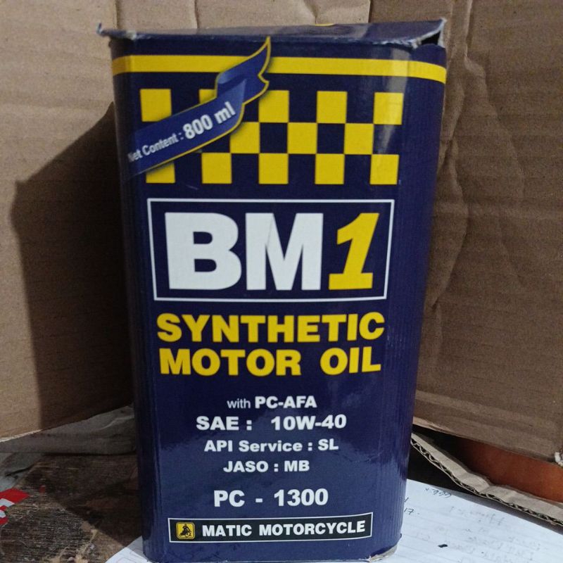 [DIJAMIN ASLI 100%] OLI BM1 MATIC 0.8L OLI BM-1 MATIC 800ML SAE 10W-40 OLI BM 1 0.8L MATIC OLI MATIC