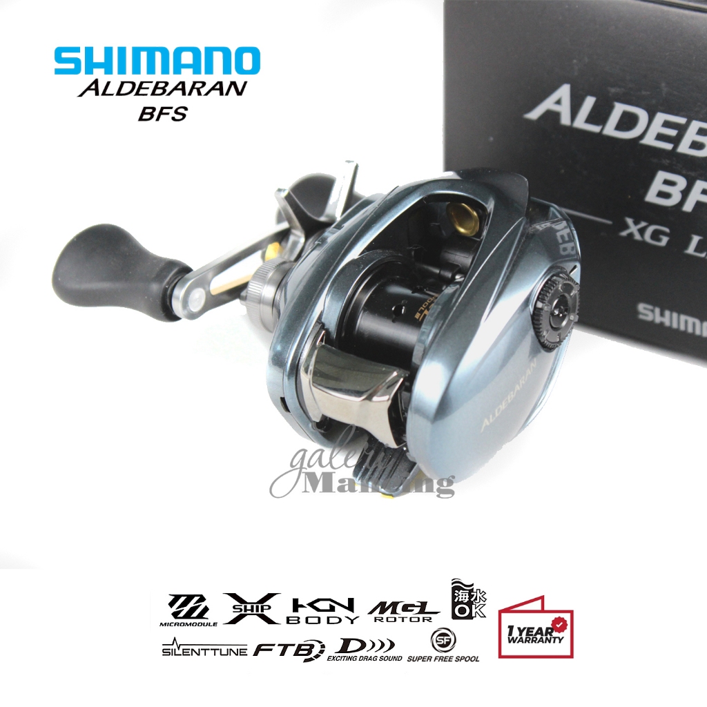 Reel BC SHIMANO aldebaran bfs HG XG| Made In Japan |Hagane cI4+| BC 22