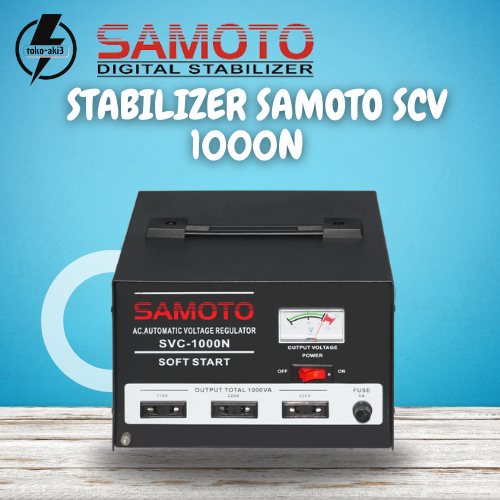 Stabilizer Samoto stabiliser 1000 VA Stavol Listrik SMT 1000va samoto termurah