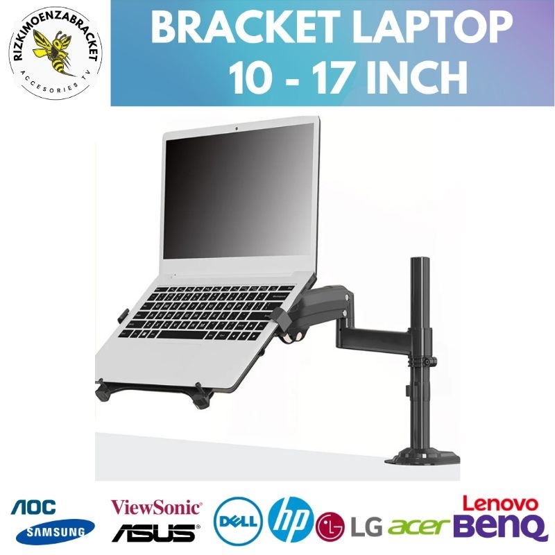 Bracket/Braket Laptop North Bayou Bracket Note Book + Tray Full Motion