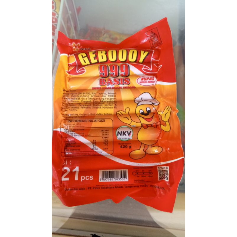 

Gebooy sosis merah999isi21