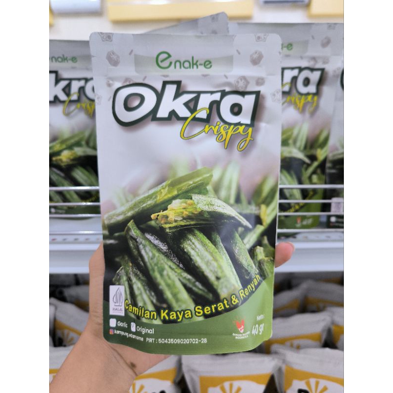 

Okra Crispy Enak-e Orginal 40g